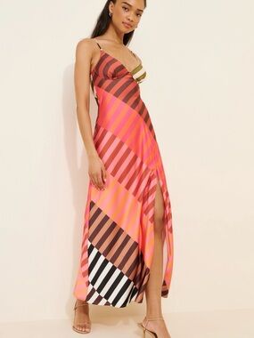 Hutch Striped Maxi Slip Dress